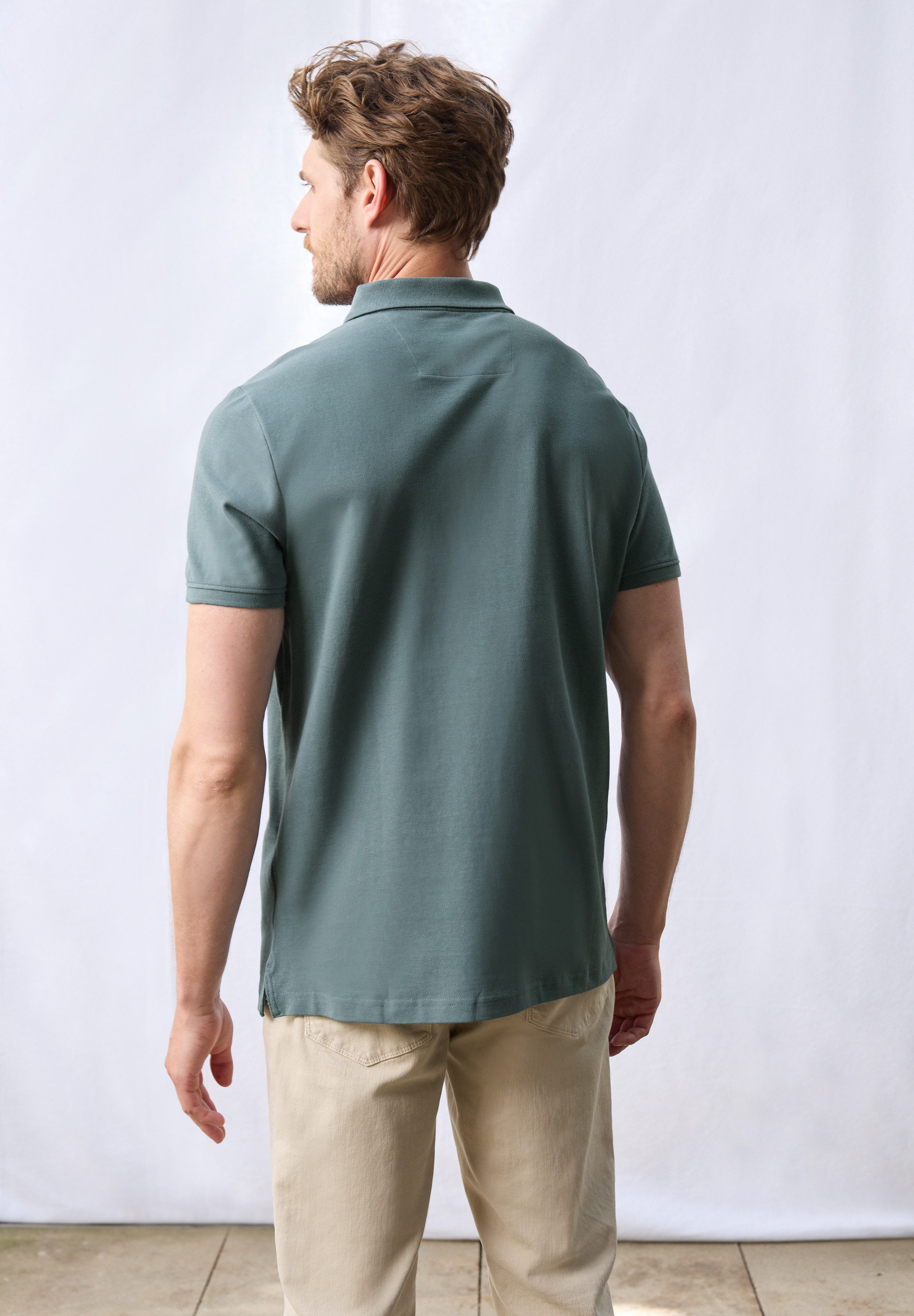 STREET ONE MEN Poloshirt, aus reiner Baumwolle günstig online kaufen