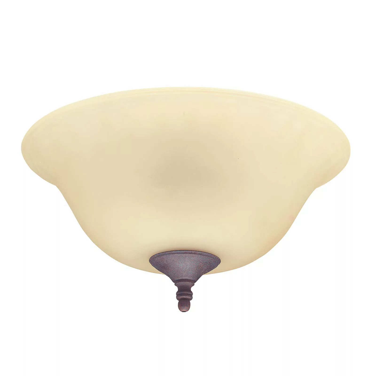 Hunter Amber Bowl Ventilatorlampe günstig online kaufen