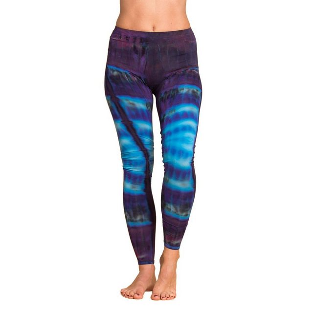 PANASIAM Leggings Unikat Batik Leggings 'Zebra' aus natürlicher Viskose Goa günstig online kaufen