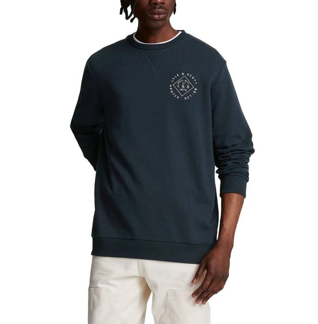 Lyle & Scott Sweater Sweatpulli Lyle&Scott Stamp Crew Neck günstig online kaufen