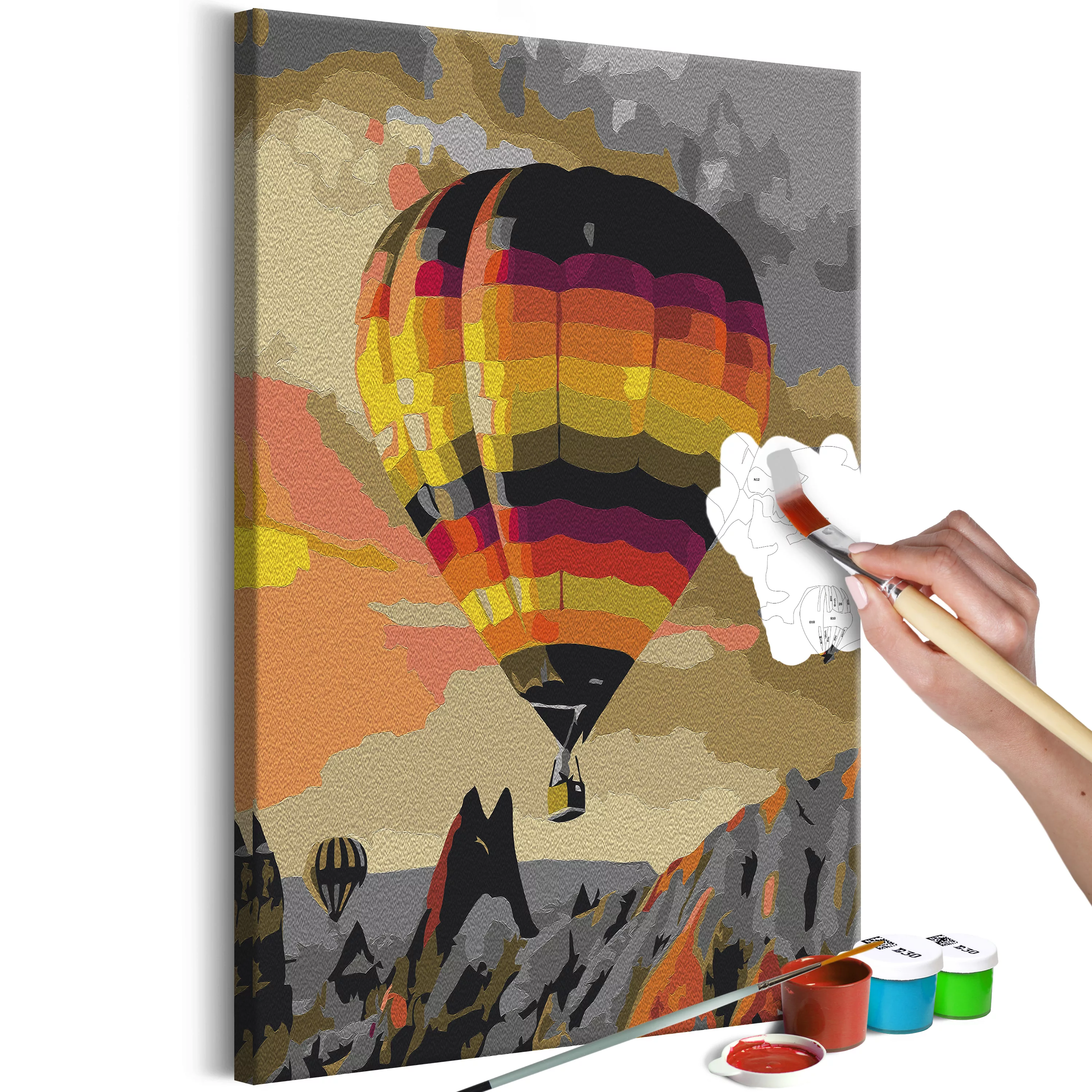 Malen Nach Zahlen - Colourful Balloon günstig online kaufen