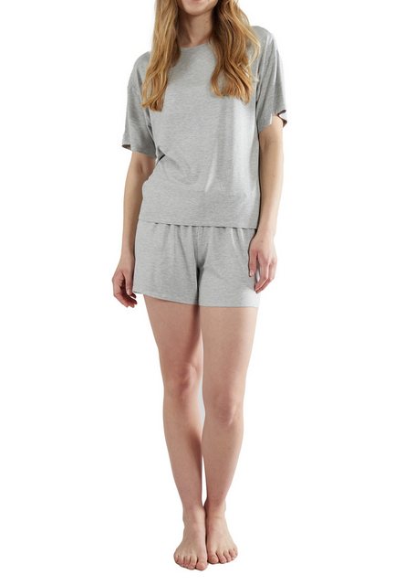 TOM TAILOR Schlafhose TOM TAILOR Damen Short-Pants grau melange (1-tlg) günstig online kaufen