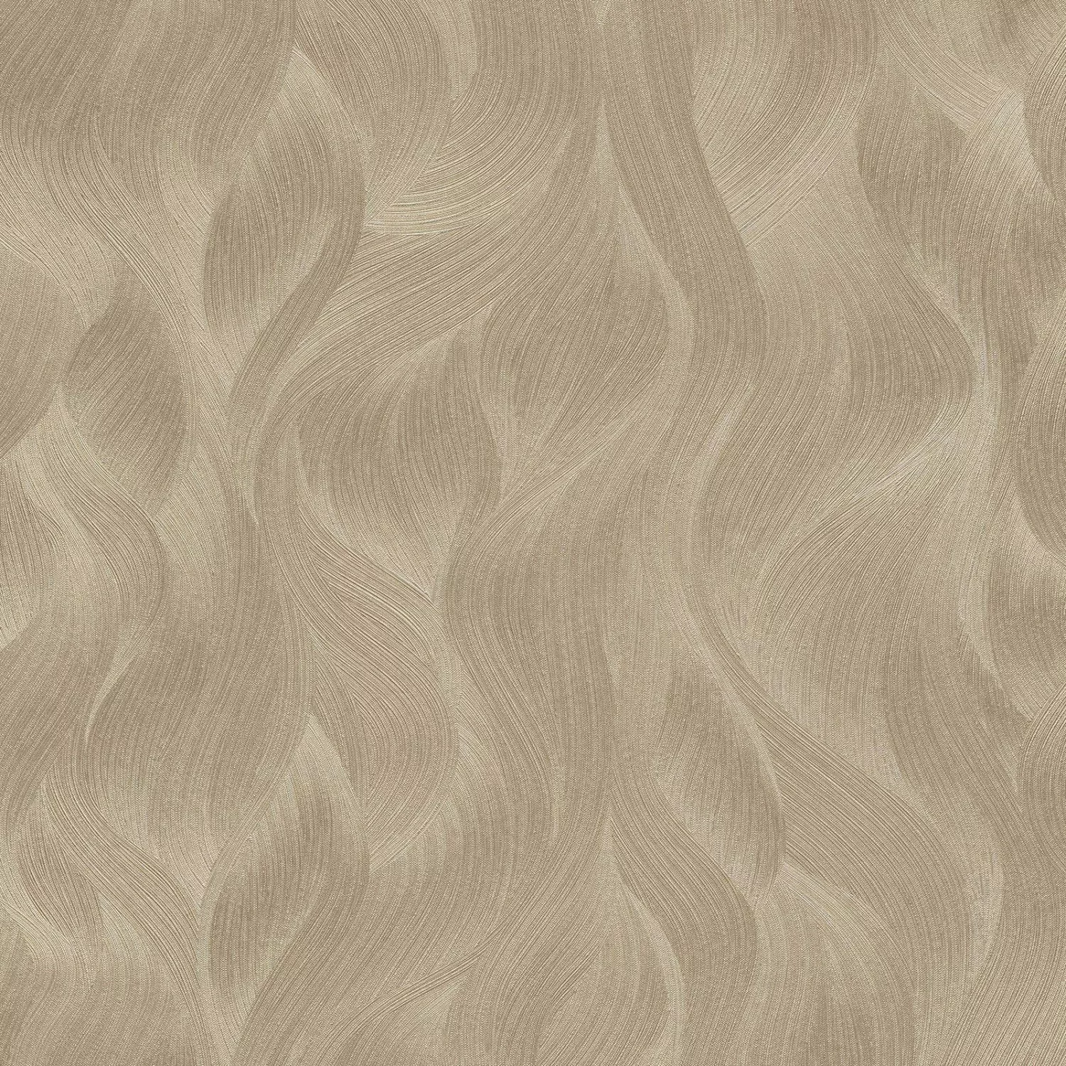 Bricoflor Gold Braune Tapete Elegant Vlies Mustertapete mit Metallic Effekt günstig online kaufen