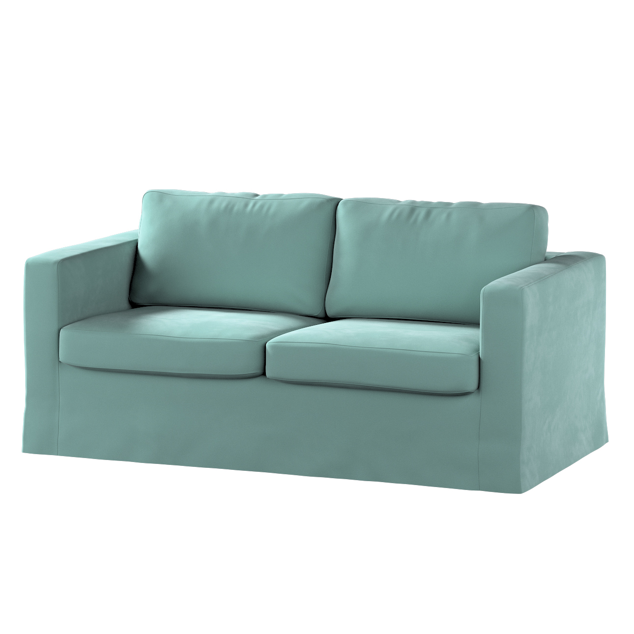 Bezug für Karlstad 2-Sitzer Sofa nicht ausklappbar, lang, mintgrün, Sofahus günstig online kaufen