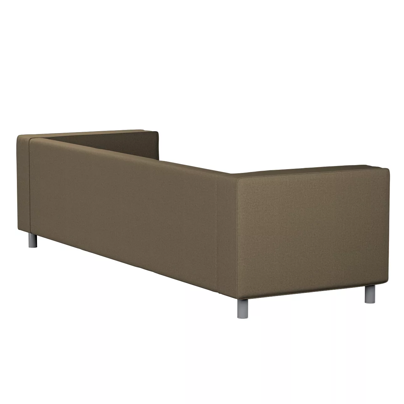 Bezug für Klippan 4-Sitzer Sofa, grau-braun, Bezug für Klippan 4-Sitzer, Li günstig online kaufen