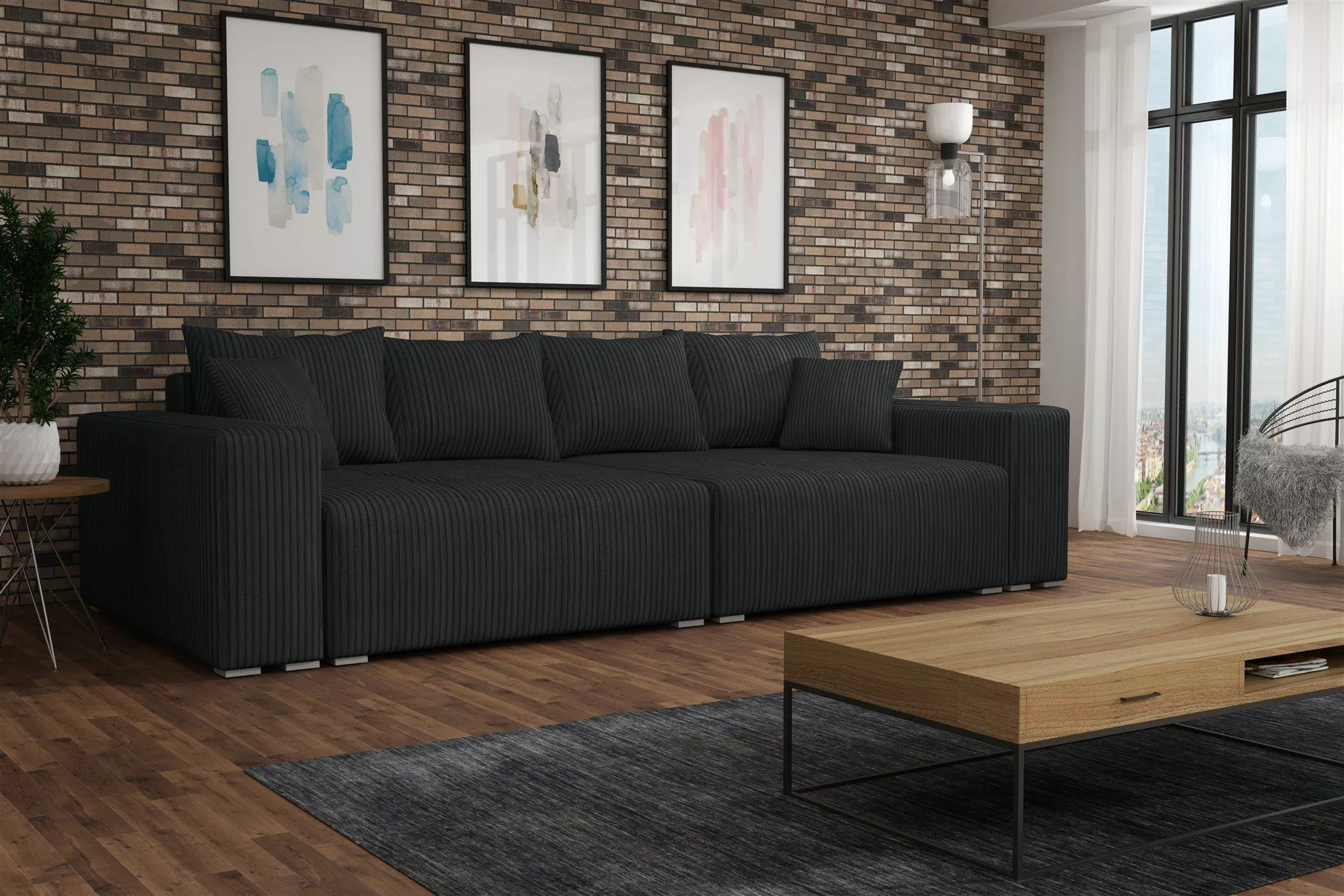 Fun Möbel Big-Sofa Megasofa Couchgarnitur REGGIO günstig online kaufen