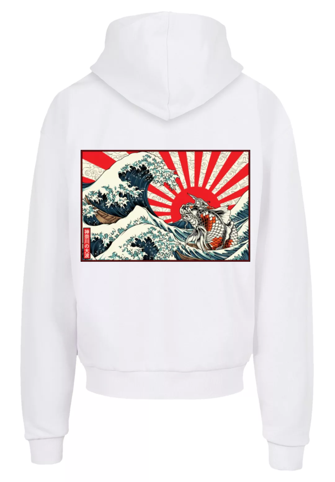 F4NT4STIC Kapuzenpullover "Kanagawa Welle Japan", Print günstig online kaufen