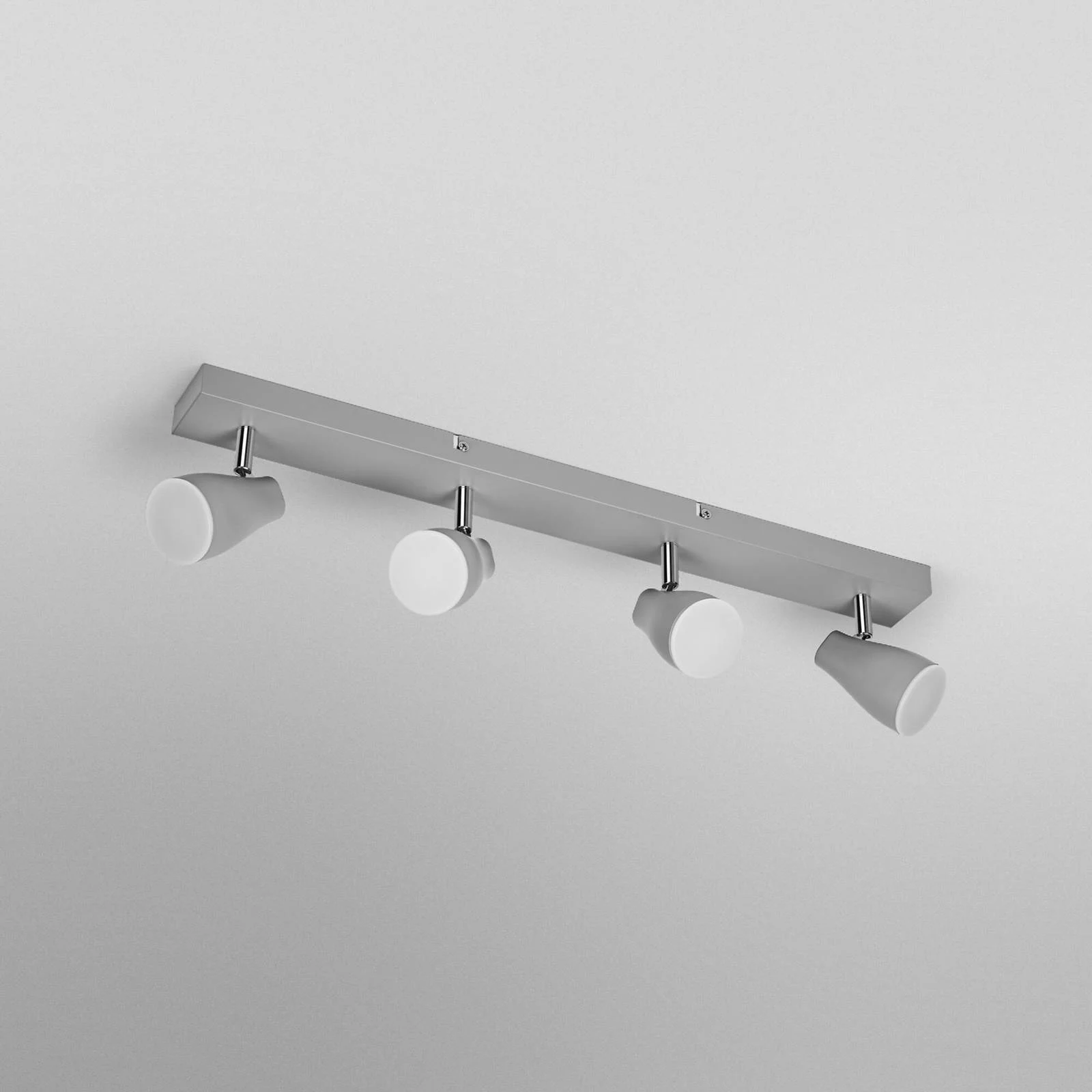 OSRAM Deckenstrahler PEAR, grau, 4-flammig, GU10-LED 2.700 K günstig online kaufen