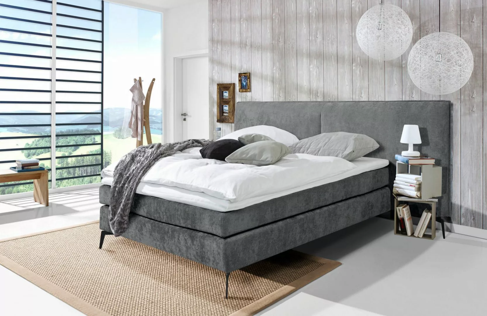 DELA Design Boxspringbett "Isa", in verschiedenen Größen bestellbar, Farbva günstig online kaufen