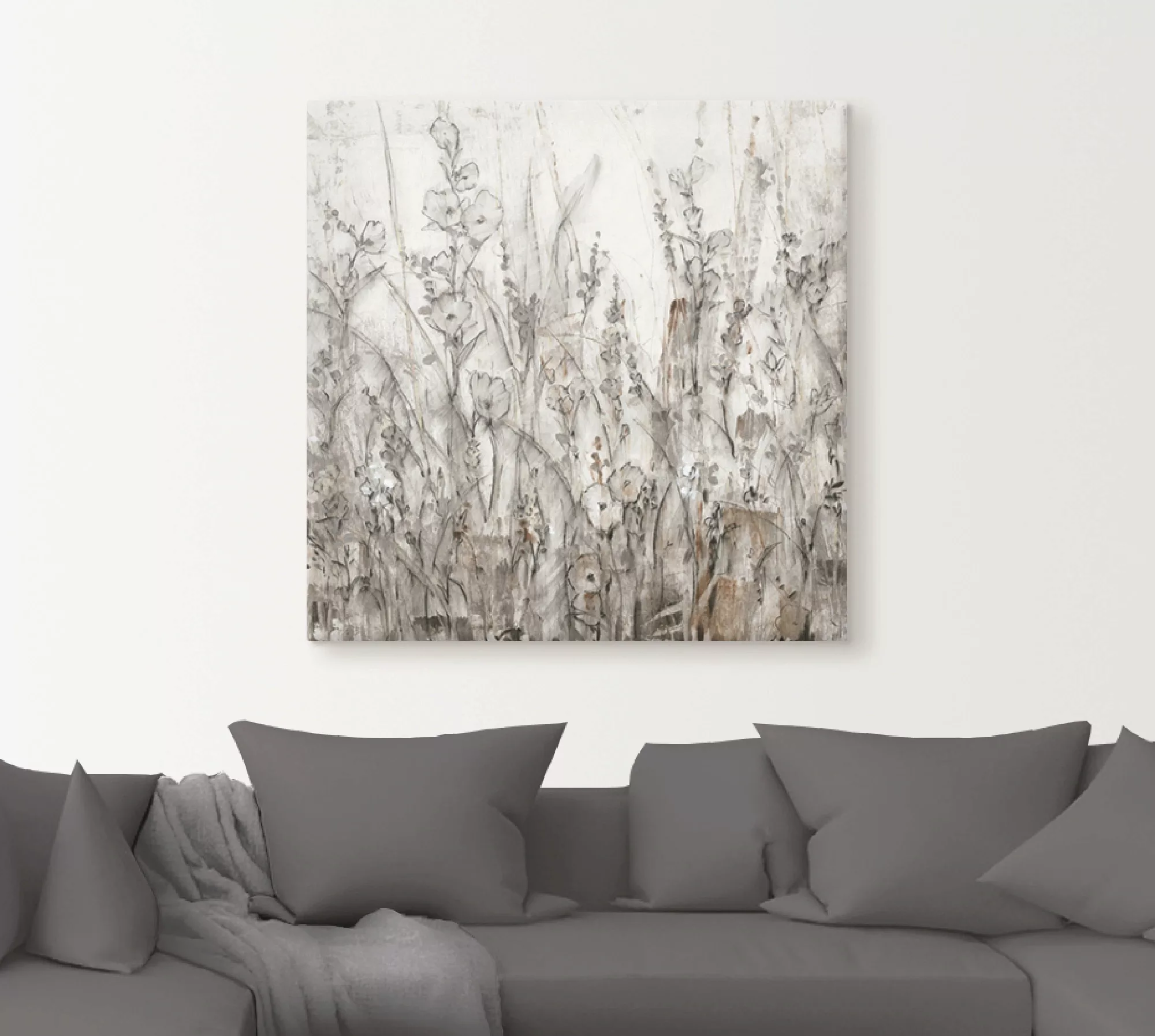 Artland Wandbild »Schatten II«, Blumenwiese, (1 St.), als Alubild, Outdoorb günstig online kaufen