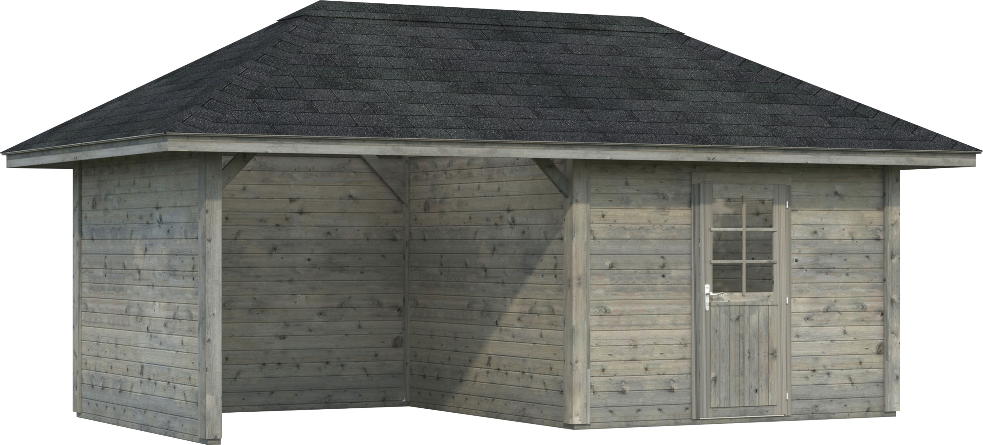 Palmako Holzpavillon "Bianca 16,6 m² Set 11", BxTxH: 588x300x323 cm günstig online kaufen