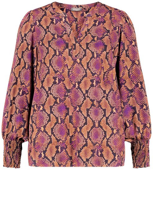 Samoon Langarmbluse Bluse mit Python-Print günstig online kaufen