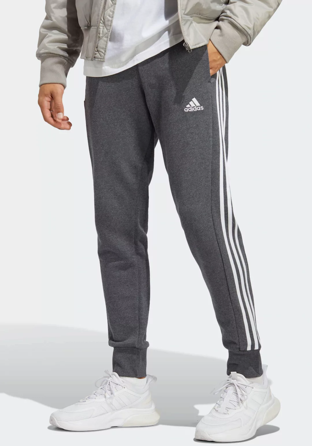 adidas Sportswear Sporthose "ESSENTIALS FRENCH TERRY TAPERED CUFF 3STREIFEN günstig online kaufen