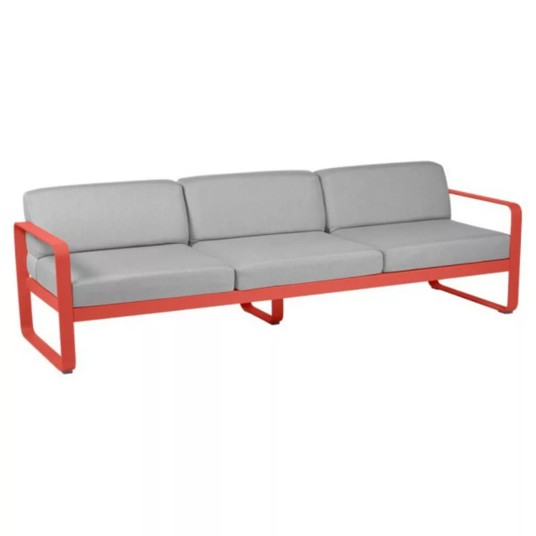 Bellevie 3-Sitzer Lounge-Sofa 45 Capucine 79 Flanellgrau günstig online kaufen