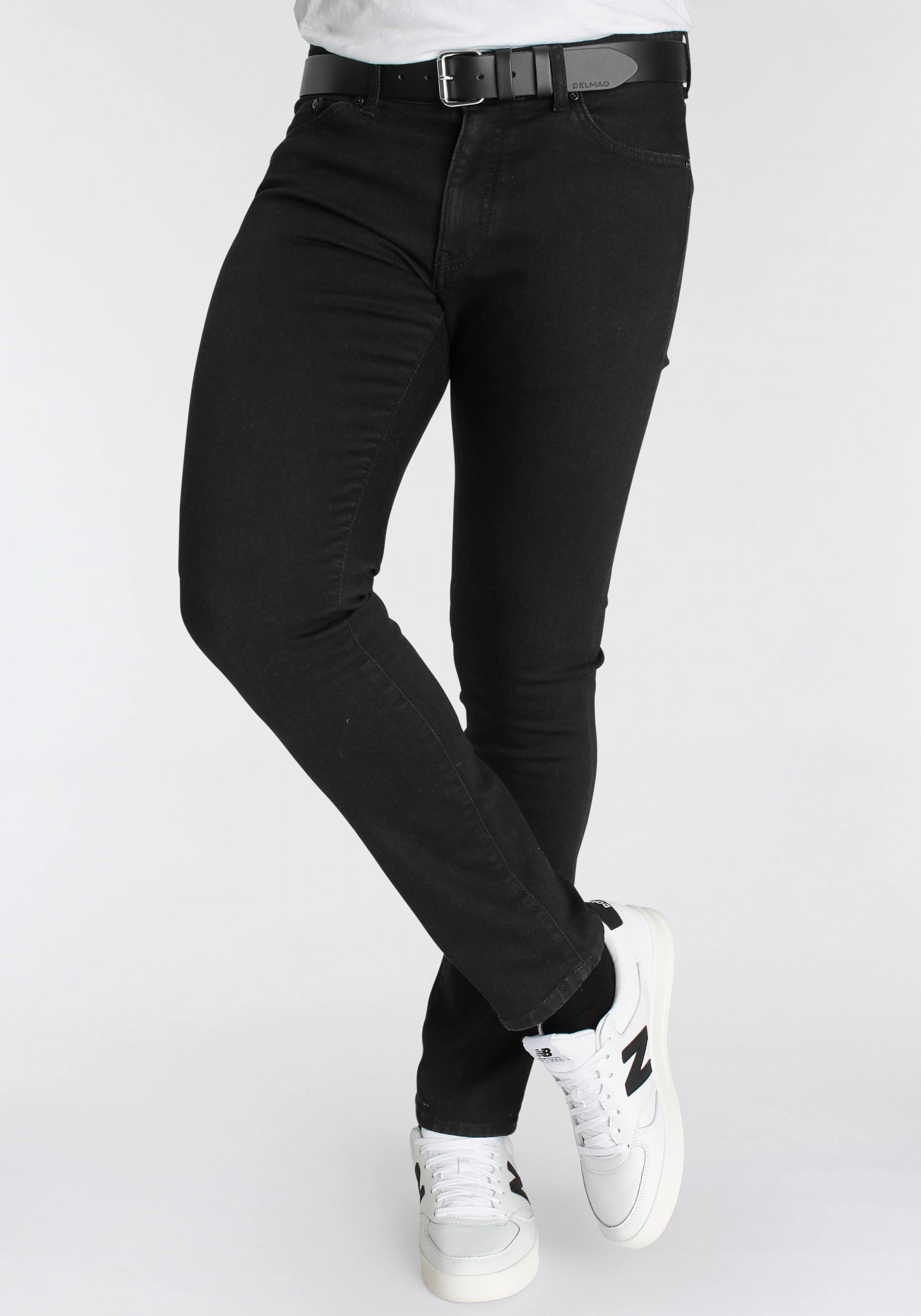 DELMAO Stretch-Jeans "Reed" mit schöner Innenverarbeitung - NEUE MARKE! günstig online kaufen