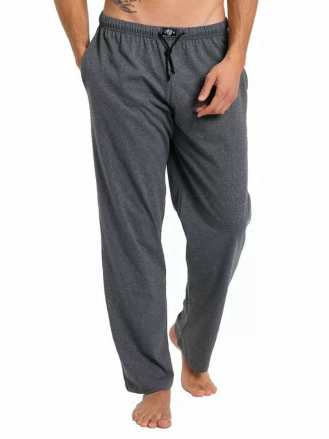 HAASIS Bodywear 1919 Pyjamahose Herren Jerseyhose 77116873-carbon (1-tlg) h günstig online kaufen