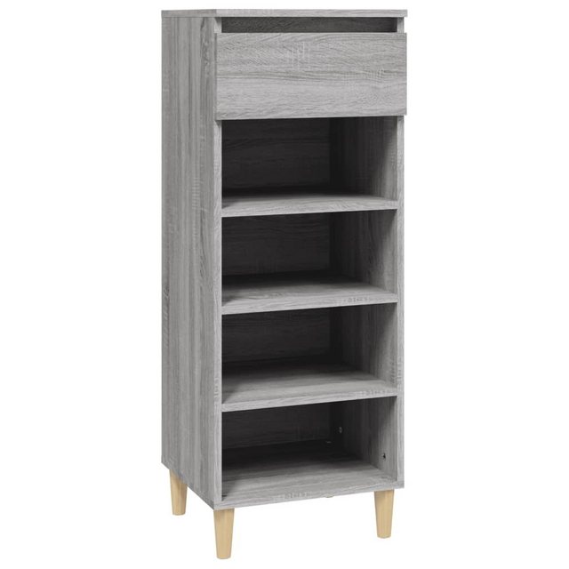 furnicato Schuhschrank Grau Sonoma 40x36x105 cm Holzwerkstoff günstig online kaufen