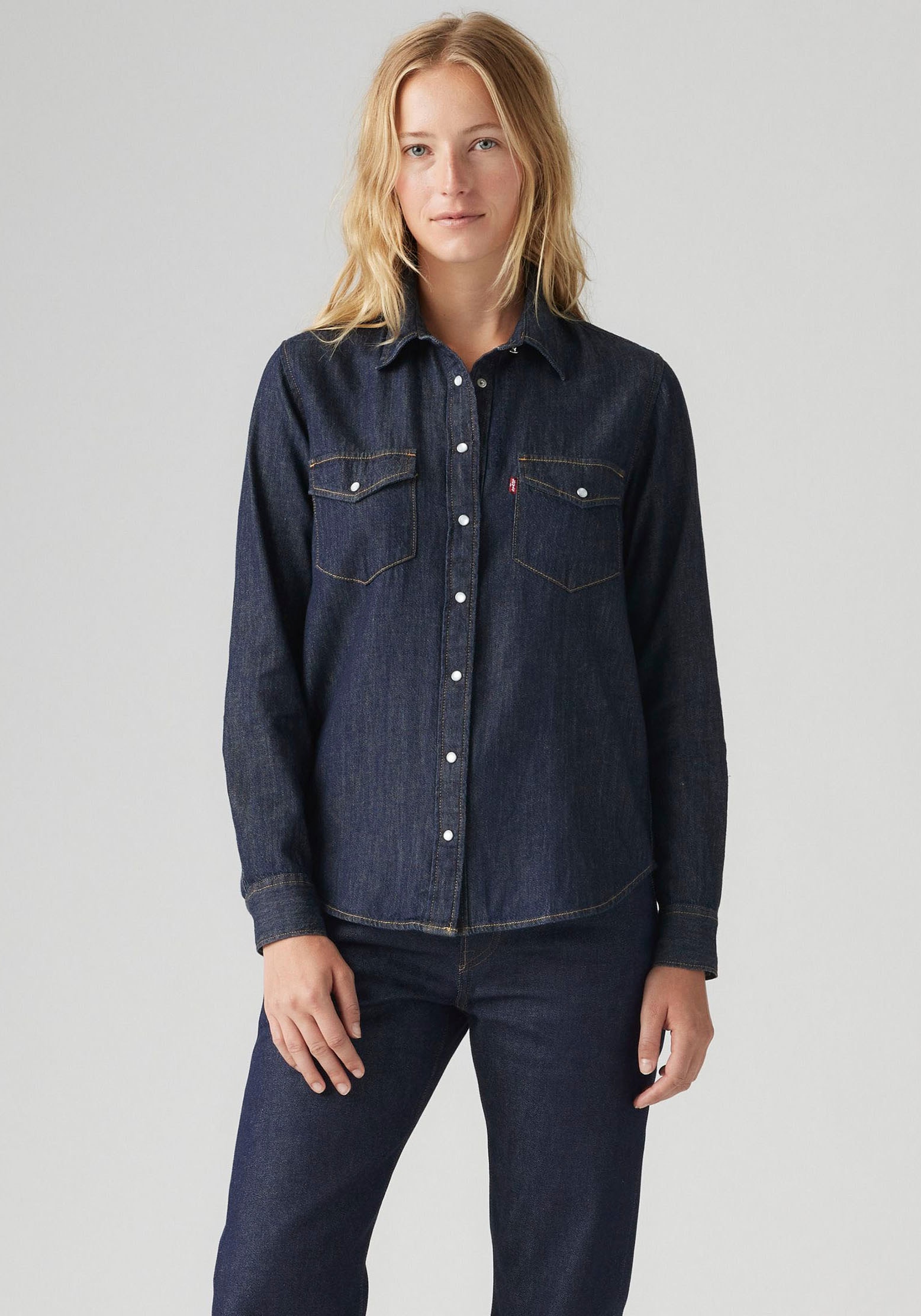 Levis Jeansbluse "ESSENTIAL WESTERN", mit Brusttaschen mit Druckknöpfen günstig online kaufen