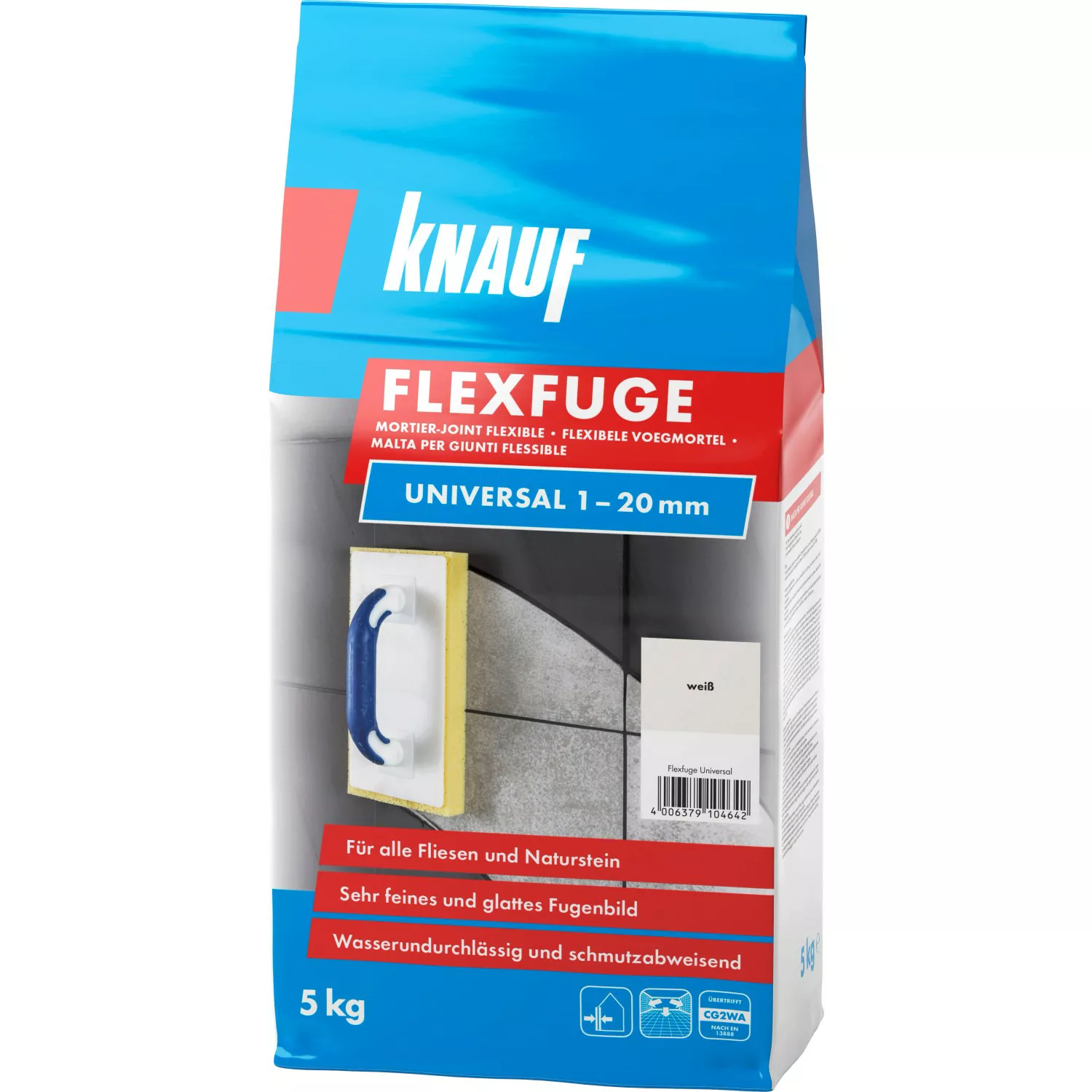 Knauf Fugenmörtel Flexfuge Universal Weiß  5 kg günstig online kaufen