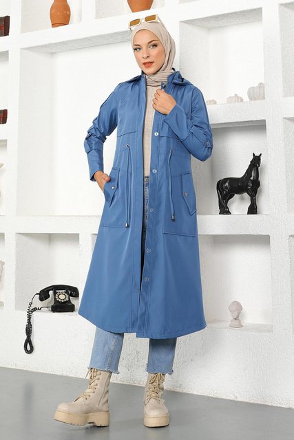 MODAMİHRAM Trenchcoat Kapuzen-Trenchcoat günstig online kaufen