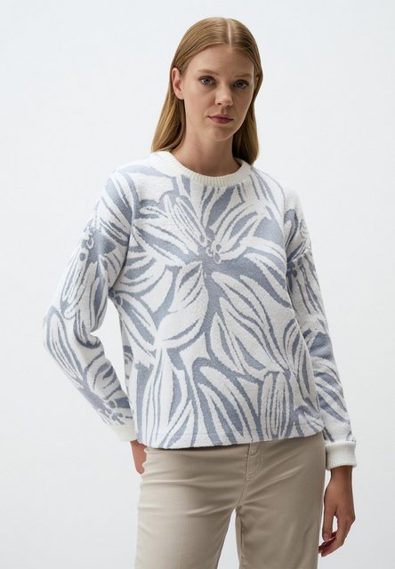 Jimmy Key Strickpullover Blumenmuster Strickpullover günstig online kaufen