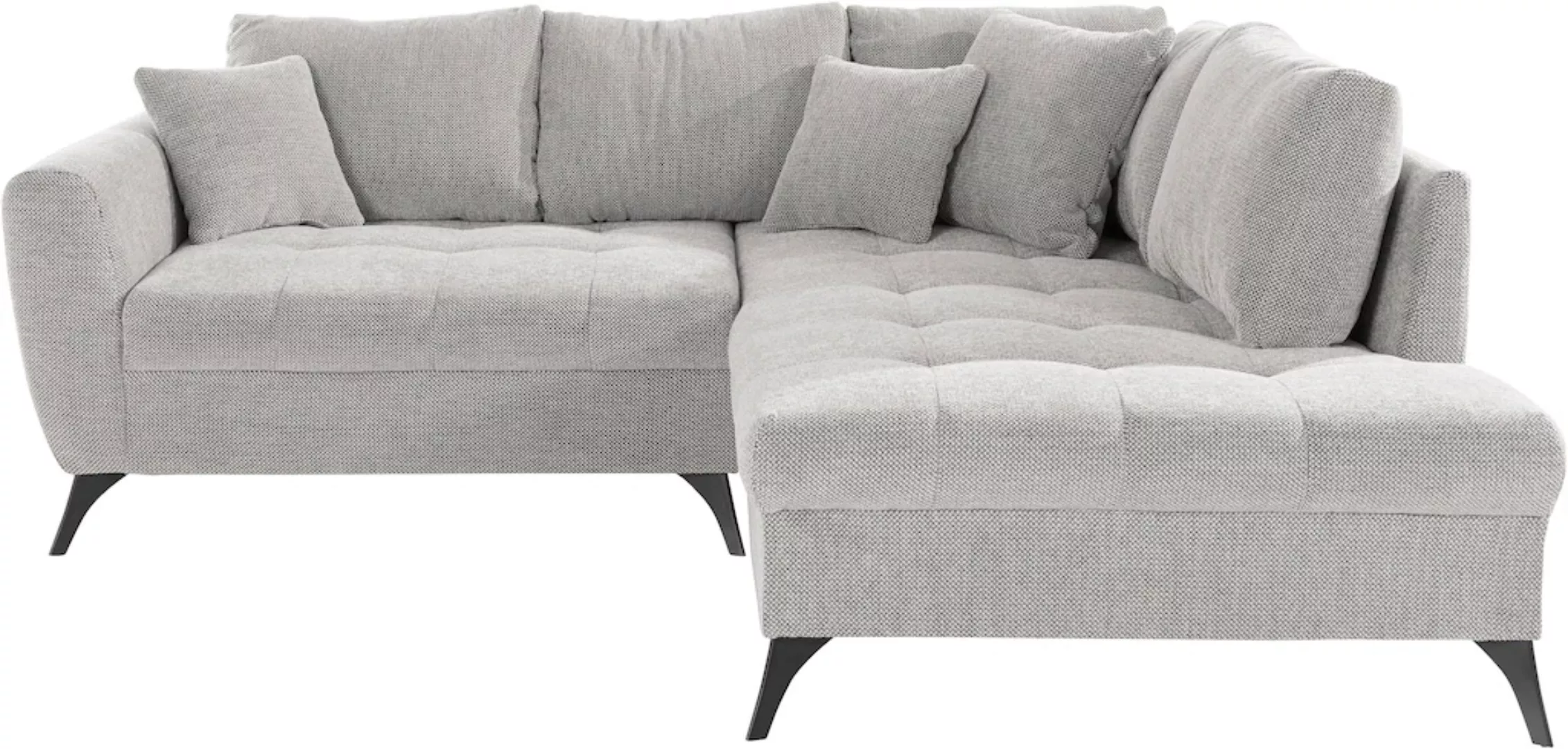 INOSIGN Ecksofa "Lörby L-Form", Belastbarkeit bis 140kg pro Sitzplatz, auch günstig online kaufen