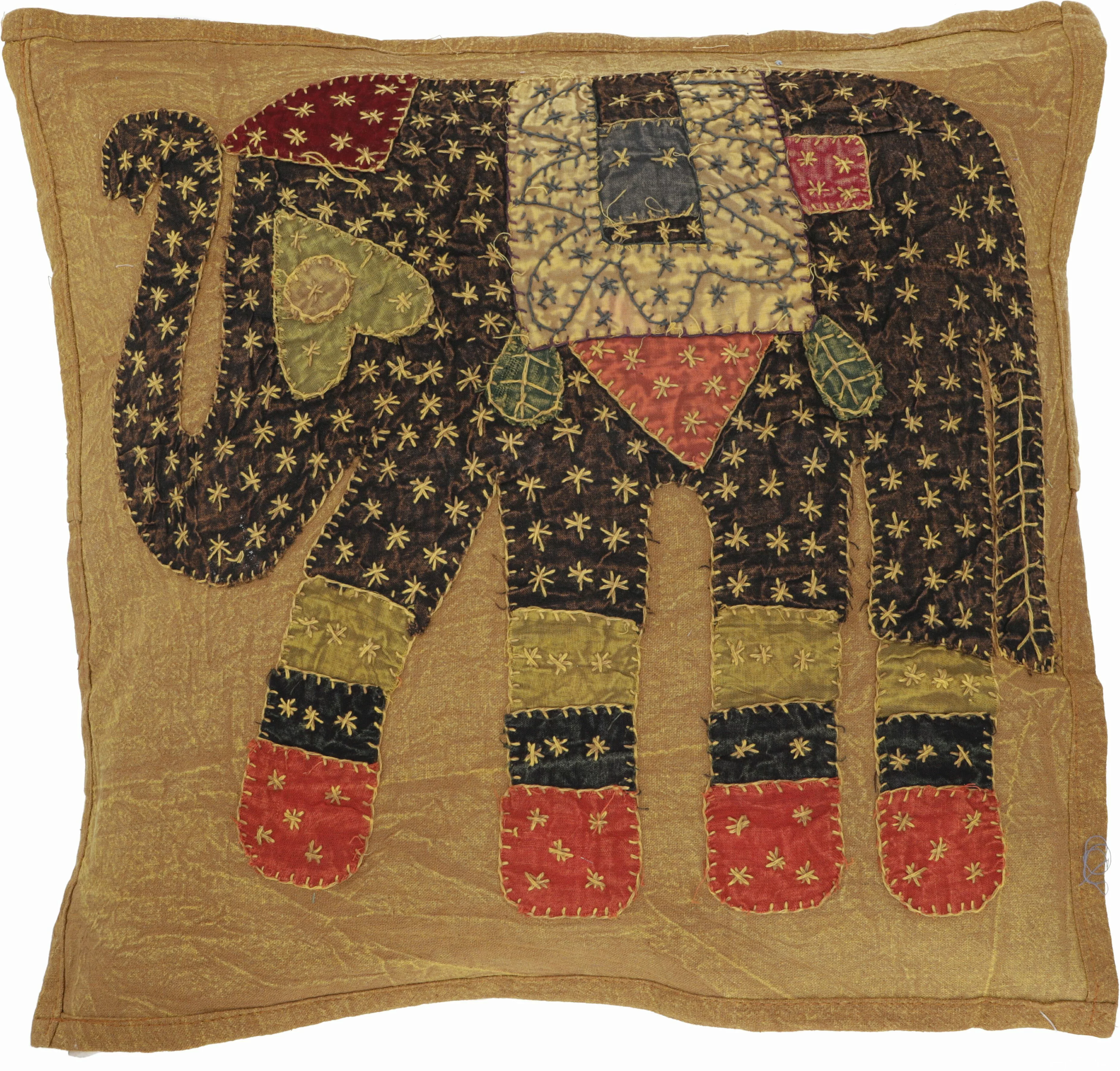 Guru-Shop Kissenbezüge Indische Kissenhülle, besticktes Elefanten.. günstig online kaufen