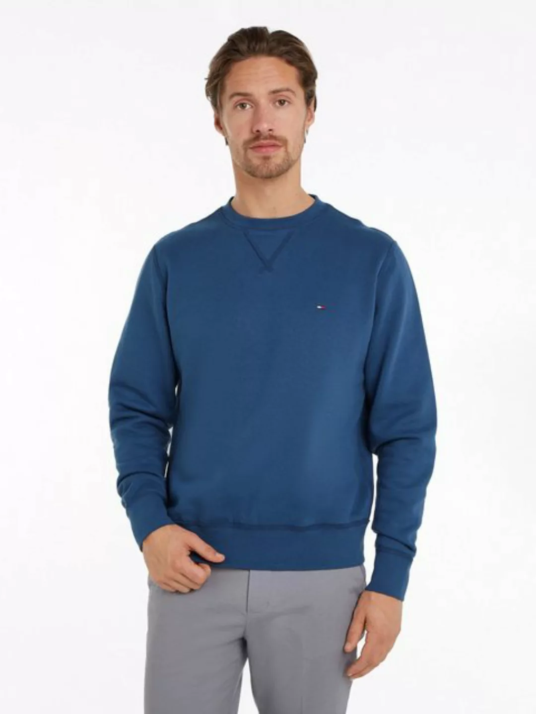 Tommy Hilfiger Sweatshirt "ESSENTIAL FLEECE CREWNECK", mit Tommy Hilfiger L günstig online kaufen