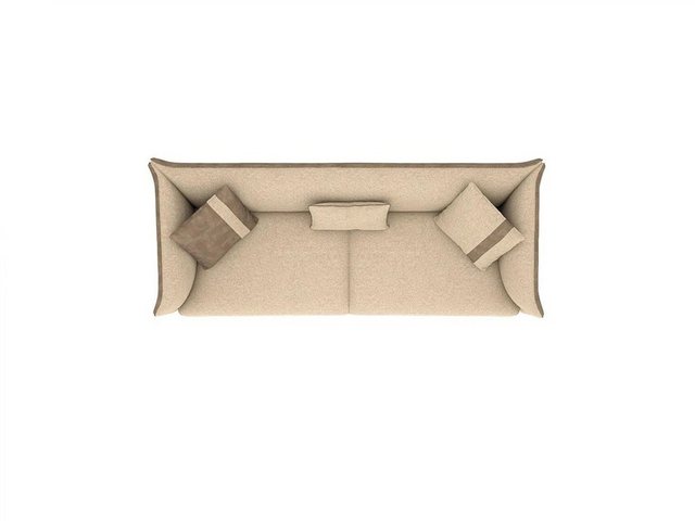 JVmoebel 3-Sitzer Beige Luxus Modern Desing Dreisitzer Sofa Wohnzimmer Einr günstig online kaufen