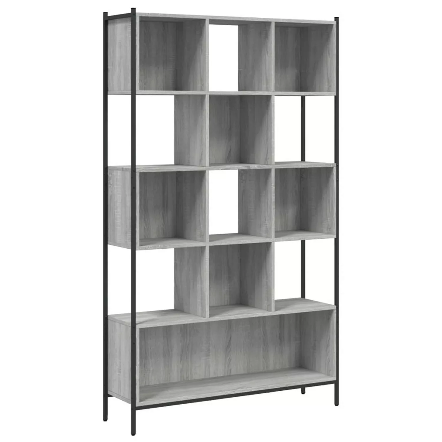 VidaXL Bücherregal Grau Sonoma 102x28x172 cm Holzwerkstoff günstig online kaufen