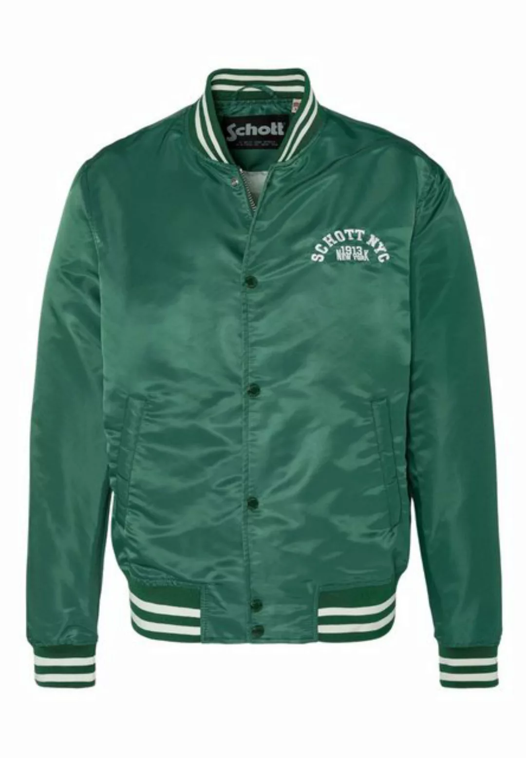 Schott NYC Collegejacke Jacke Blouson mit Druckknopfleiste und günstig online kaufen