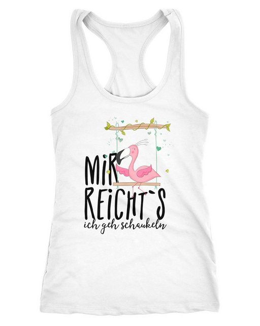 MoonWorks Tanktop Damen Tanktop Flamingo Mir reichts ich geh schaukeln Sprü günstig online kaufen