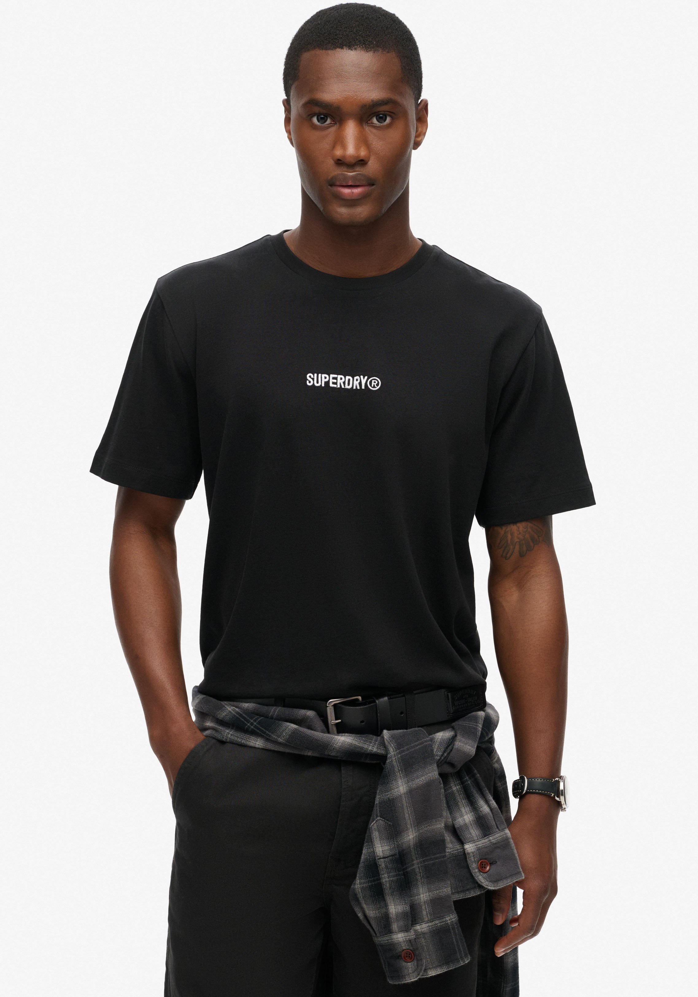 Superdry Rundhalsshirt "MICRO LOGO GRAPHIC LOOSE TEE" günstig online kaufen