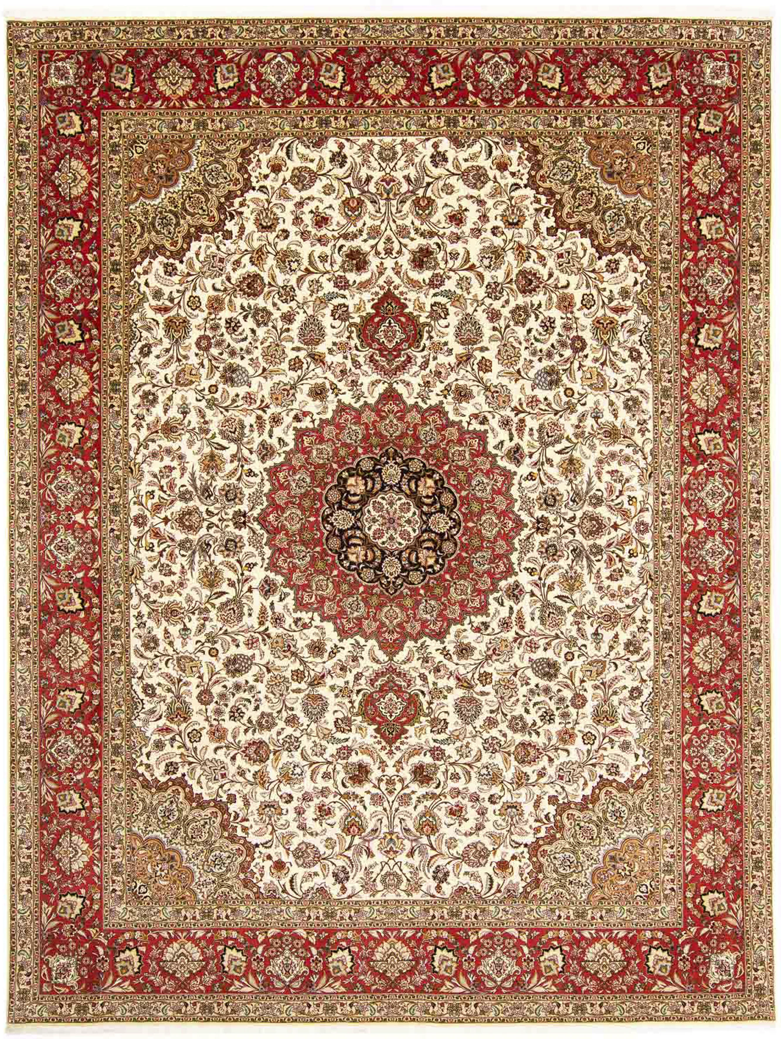 morgenland Orientteppich »Perser - Täbriz - Royal - 394 x 305 cm - rot«, re günstig online kaufen