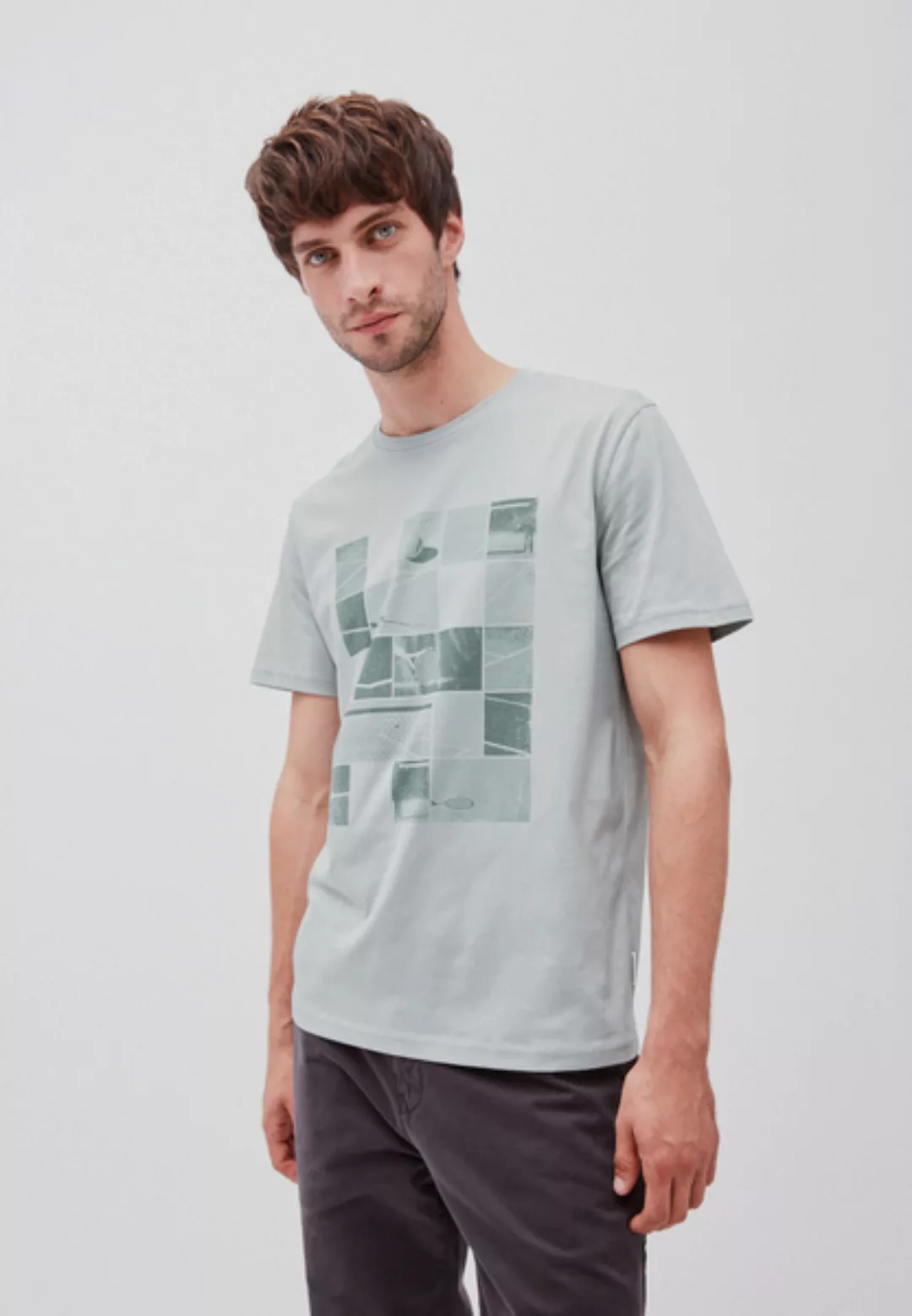 Jaames Tennis Court - Herren T-shirt Aus Bio-baumwolle günstig online kaufen