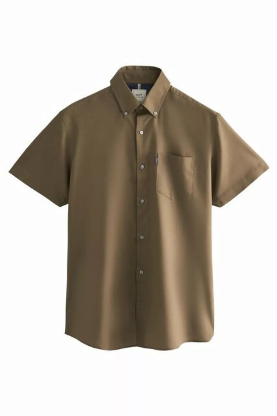 Next Kurzarmhemd Bügelleichtes Button-down-Oxfordhemd, Kurzarm (1-tlg) günstig online kaufen