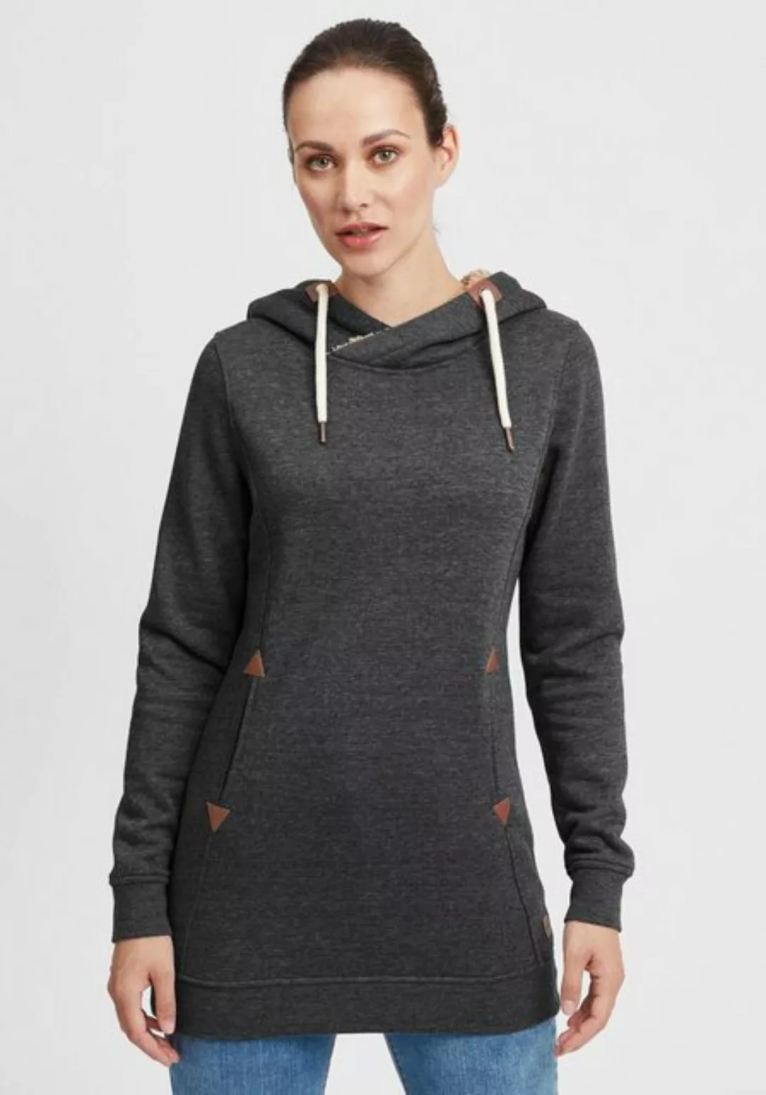 OXMO Hoodie OXVicky Sweat Pile Hoodie Long Kapuzenpullover lang geschnitten günstig online kaufen