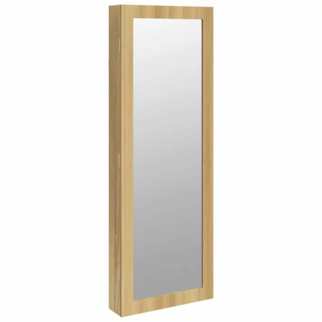 vidaXL Spiegelschrank Schmuckschrank mit Spiegel Wandmontage 37,5x10x106 cm günstig online kaufen