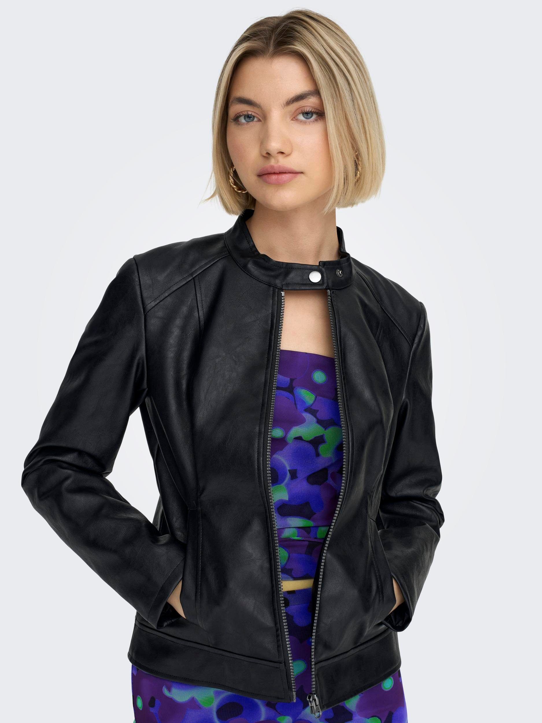 JDY Lederimitatjacke JDYEMILY FAUX LEATHER JACKET günstig online kaufen