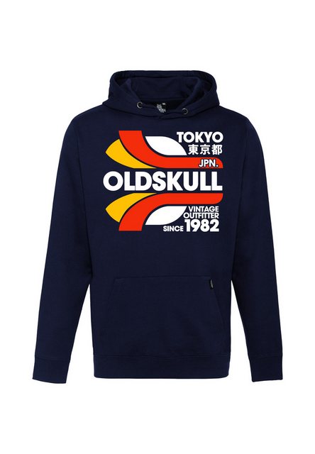 Oldskull Hoodie Retro Tokyopolis Vintage Logo Graphic günstig online kaufen