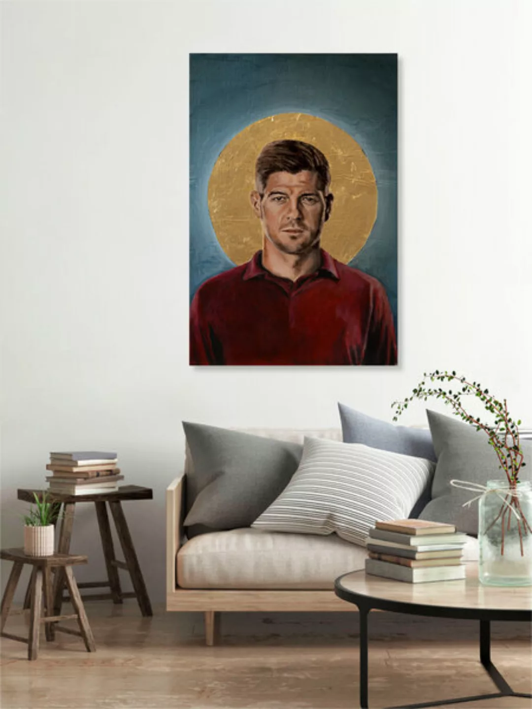 Poster / Leinwandbild - Steven Gerrard günstig online kaufen