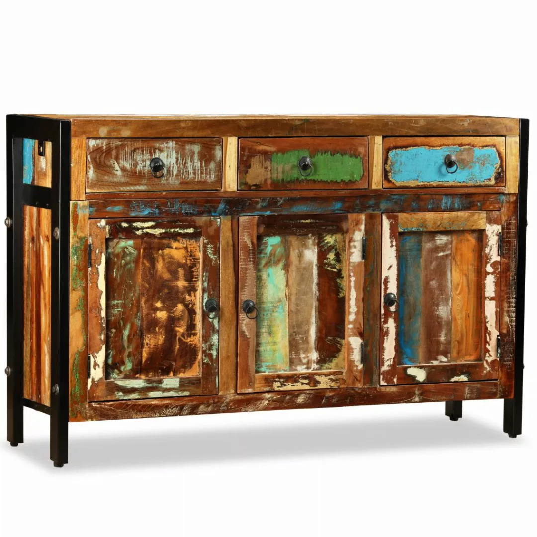 Sideboard Recyceltes Massivholz 120 X 35 X 76 Cm günstig online kaufen