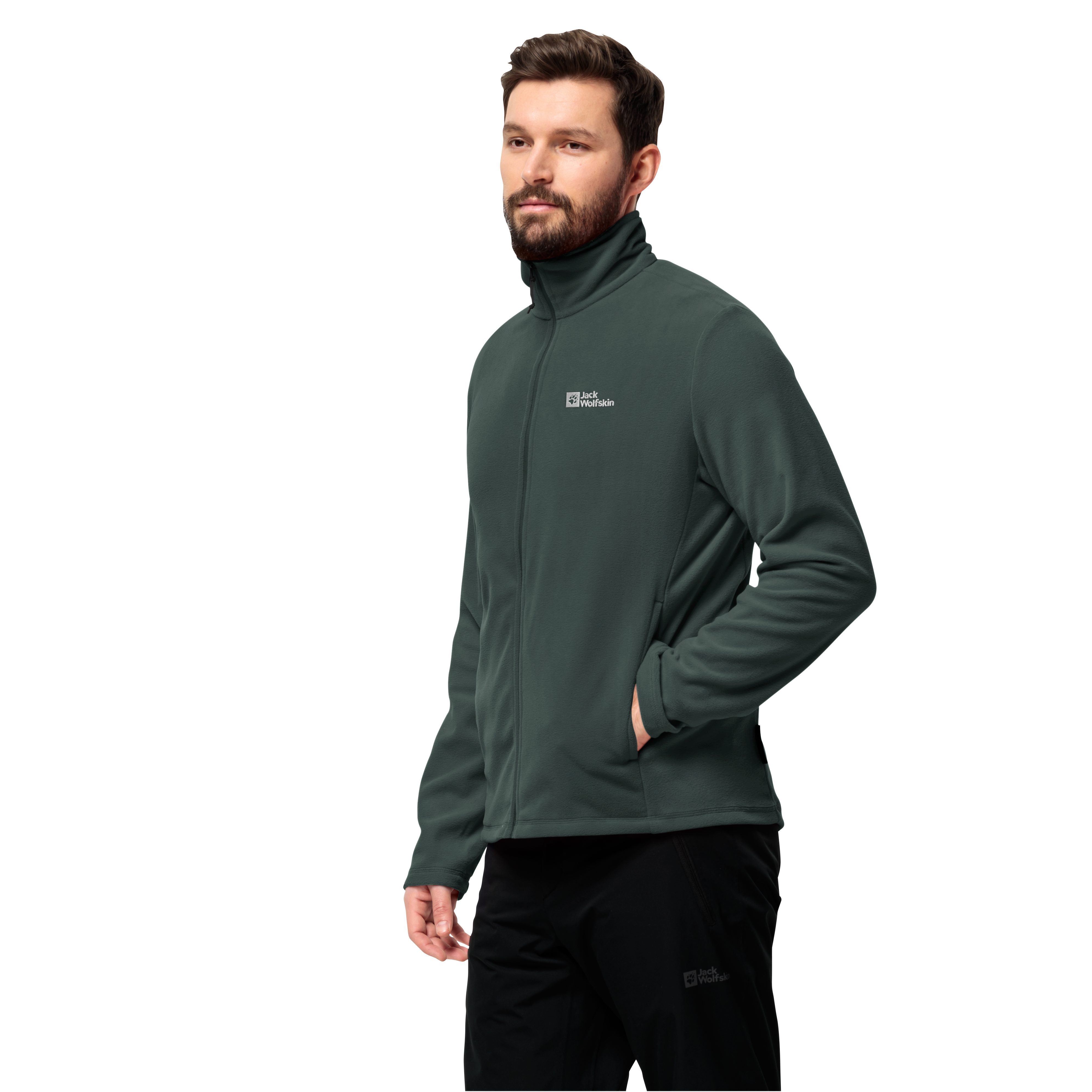 Jack Wolfskin Fleecejacke "TAUNUS FZ M", Winddicht, atmungsaktiv, Übergangs günstig online kaufen