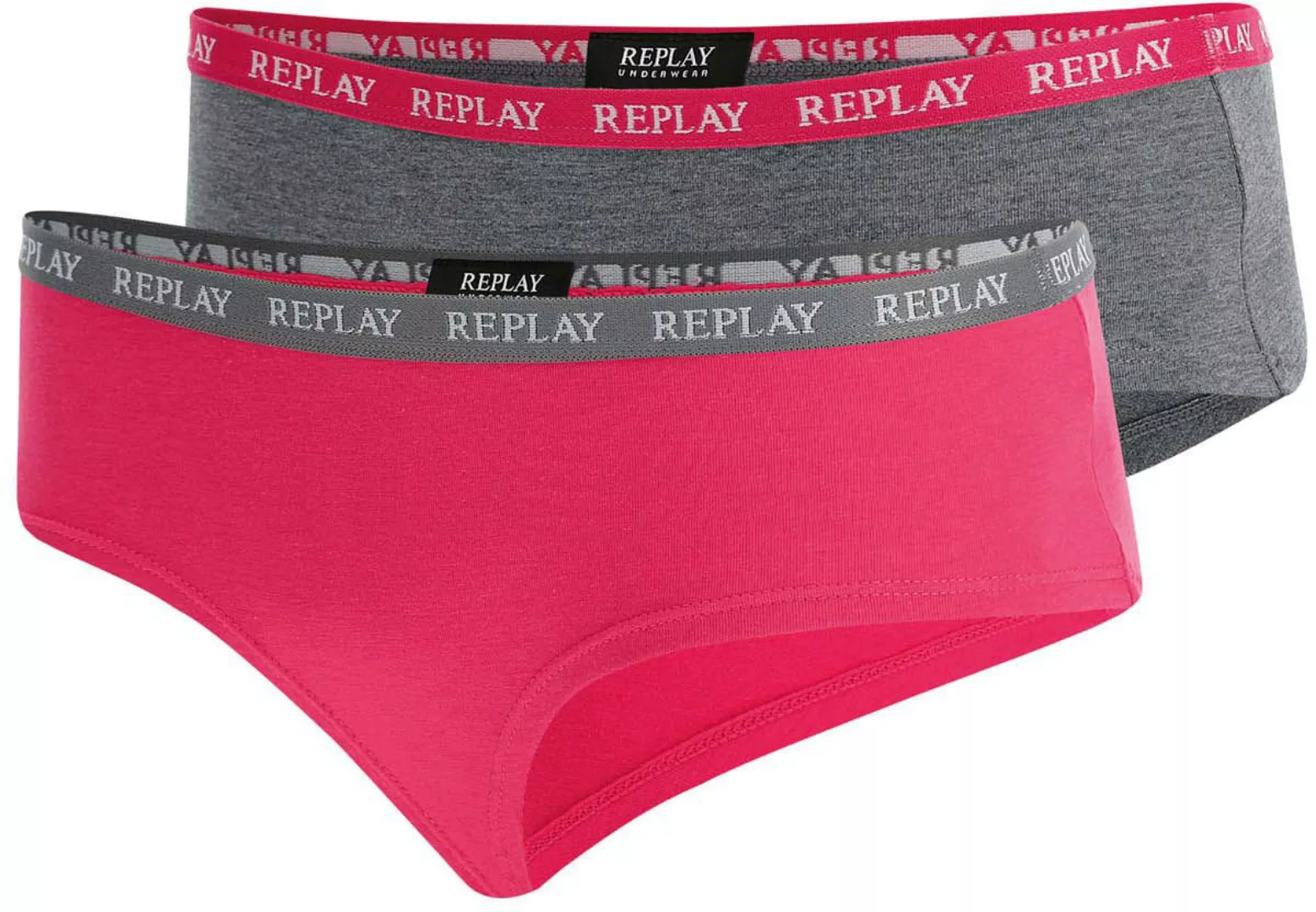 Replay Bikinislip "Lady Culotte Style 1 - 2pcs Waterfall pack", (Packung, 2 günstig online kaufen