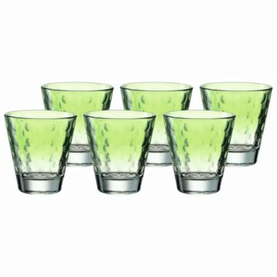LEONARDO OPTIC Trinkglas klein 215 ml Pastell hellgrün 6er Set Trinkgläser günstig online kaufen