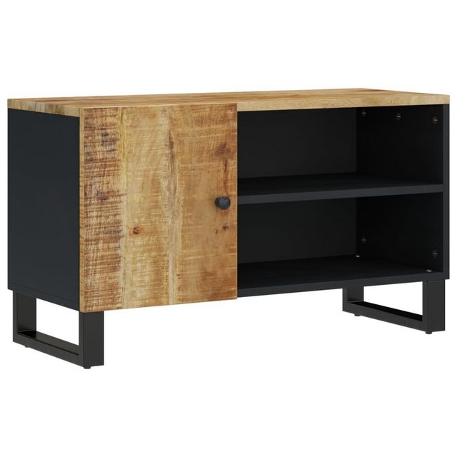 furnicato TV-Schrank 80x33x46 cm Massivholz Mango & Holzwerkstoff günstig online kaufen