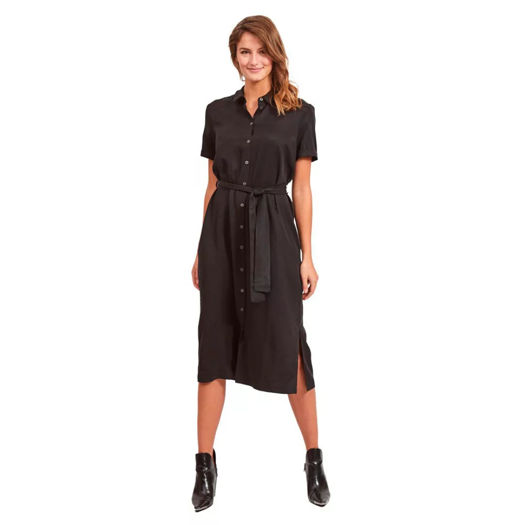 Object Tilda Isabella Kurzarmkleid 42 Black-23031015-Black günstig online kaufen