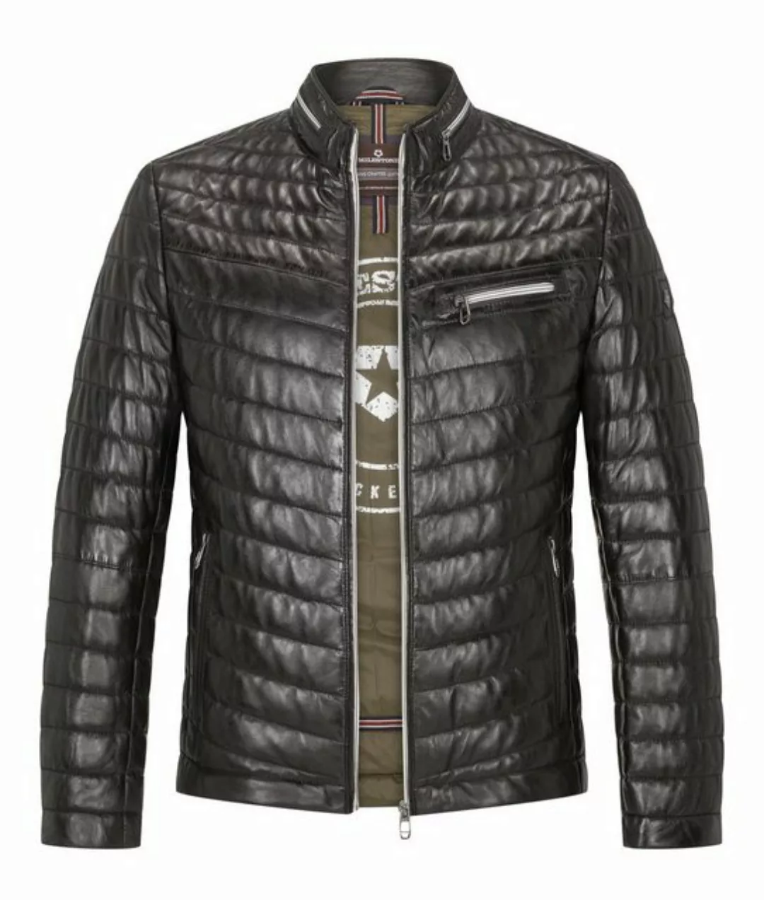 Milestone Lederjacke Damiano Steppjacke aus Lammleder günstig online kaufen