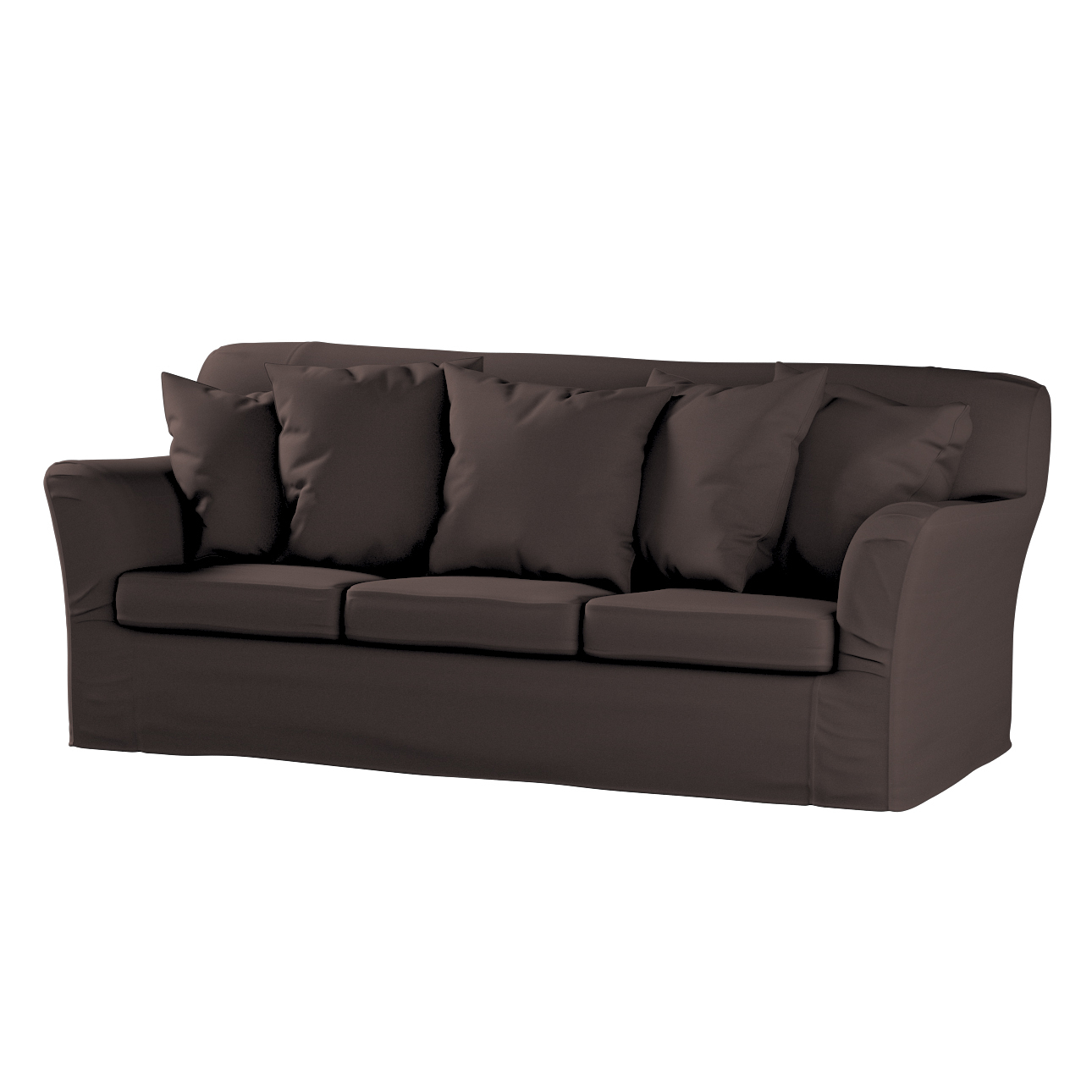 Bezug für Tomelilla 3-Sitzer Sofa nicht ausklappbar, Kaffee, Sofahusse, Tom günstig online kaufen