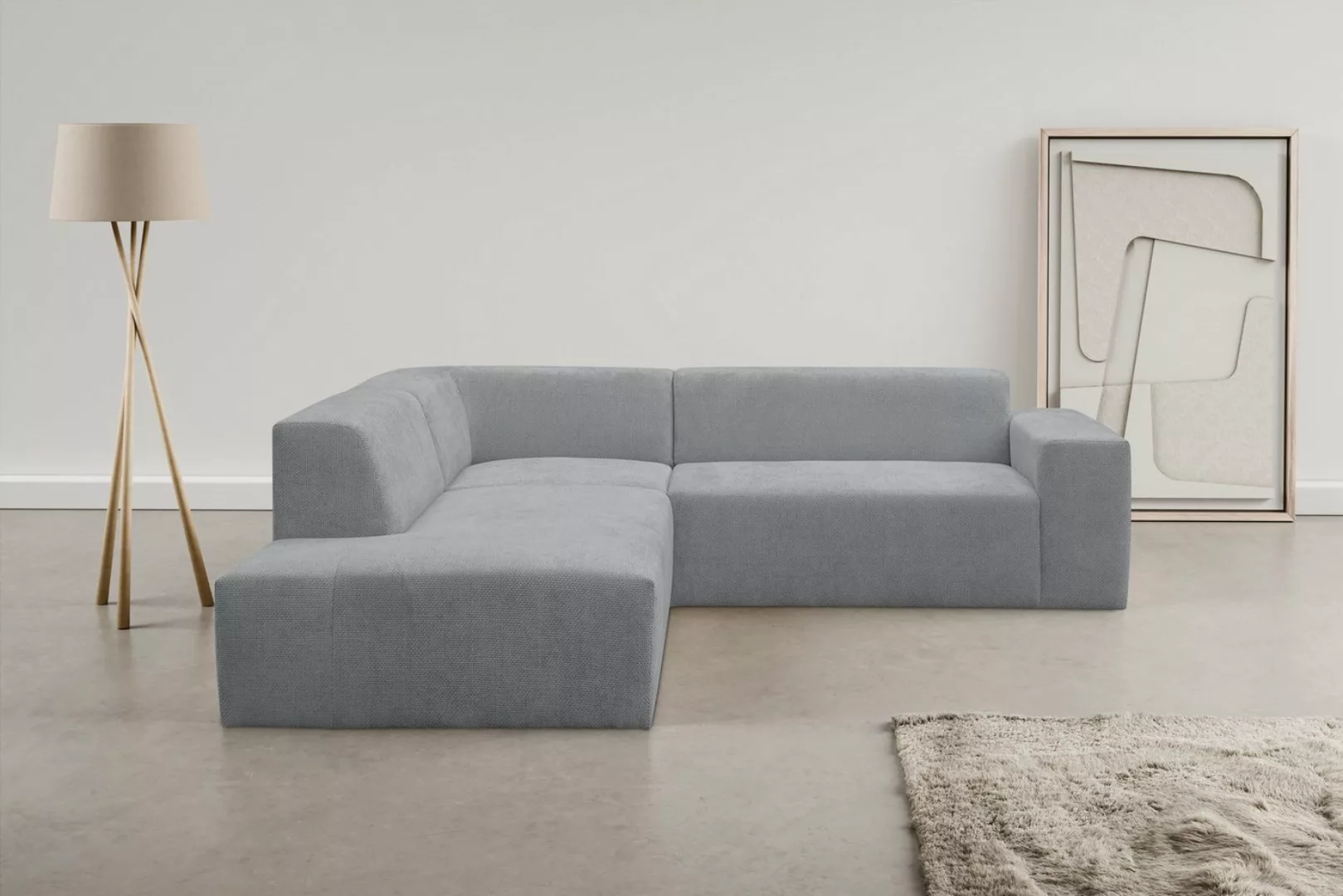 INOSIGN Ecksofa Zeus-M, Curvy Trend Garnitur mit urbaner Optik günstig online kaufen